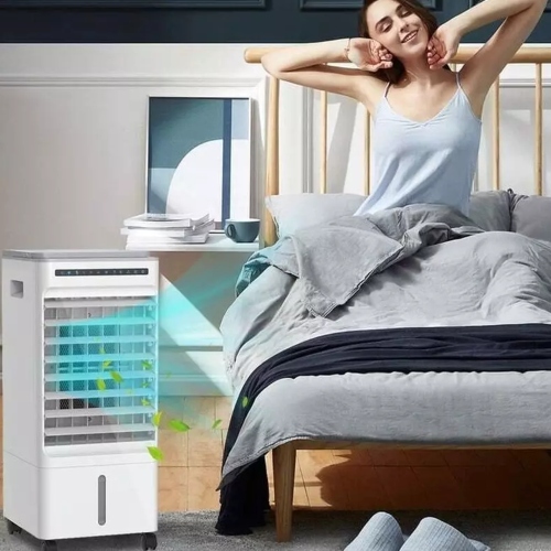 aire acondicionado portátil en la sala de habitación 