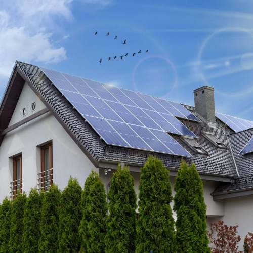 placas solares en viviendas unifamiliar